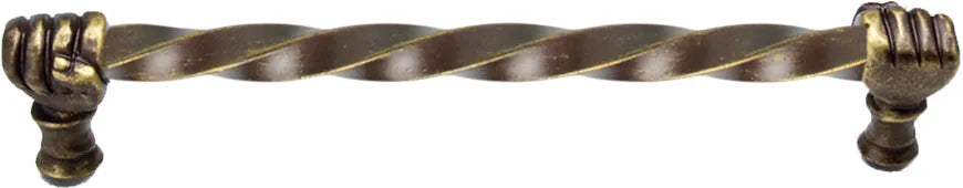 Carpe Diem fist 9'' cc imately w/ 3/8'' twist bar long pull 629-3