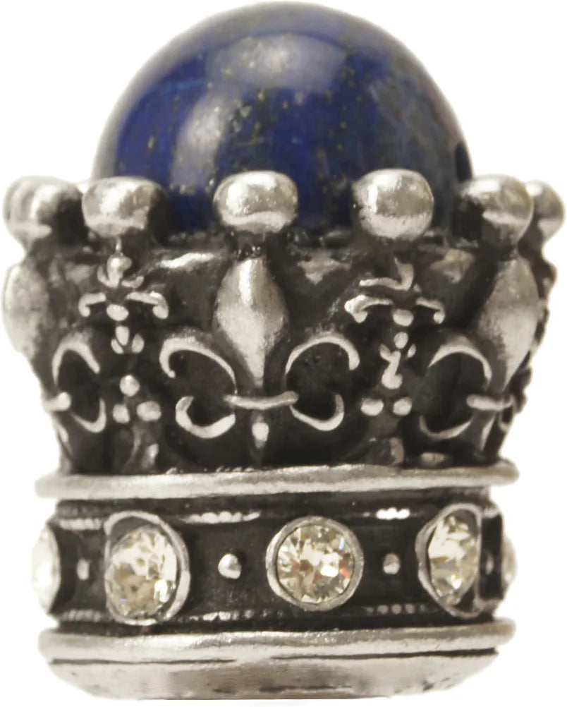 Crowning Glory Queen Penelope Chalice large knob w/ Swarovski Crystals & semi‐precious stones 6505-9CLAP