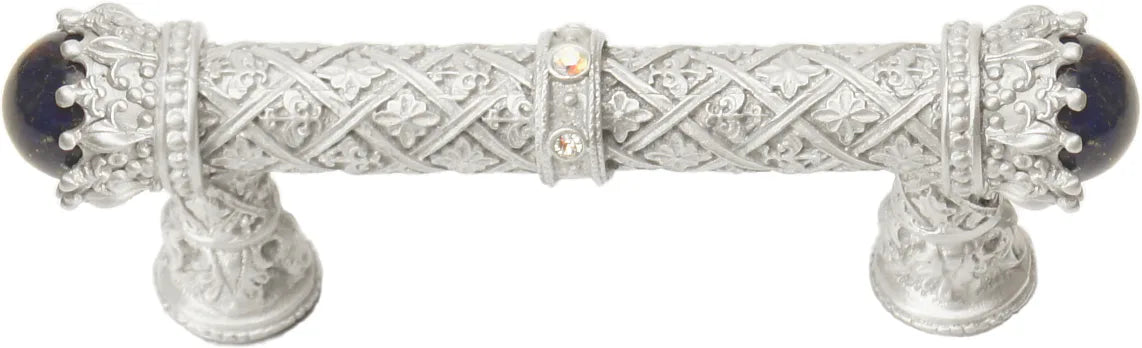Crowning Glory Queen Penelope Chrysalis 3'' cc pull w/ Swarovski Crystals & semi‐precious stones 6528-23CABLAP