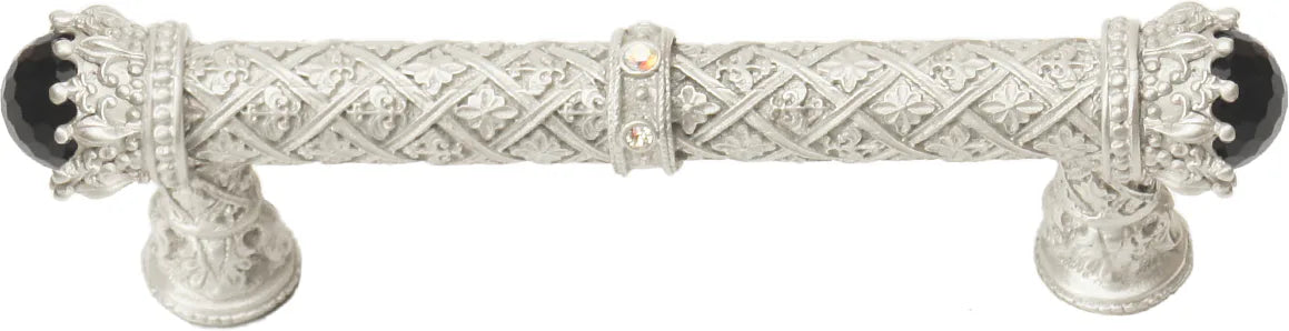 Crowning Glory Queen Penelope Chrysalis 4'' cc pull w/ Swarovski Crystals & semi‐precious stones 6529-23CABOX