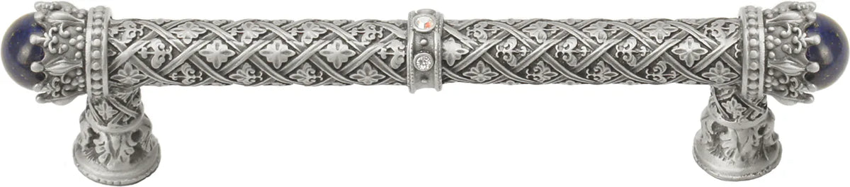 Crowning Glory Queen Penelope Satin 5'' cc pull w/ Swarovski Crystals & semi‐precious stones 6530-11.CABLAP