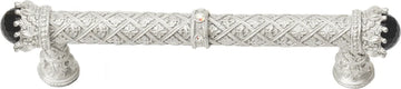 Crowning Glory Queen Penelope Chrysalis 5'' cc pull w/ Swarovski Crystals & semi‐precious stones 6530-23ABOX