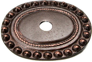 Classic/Beaded Beaded large oval escutcheon 683-22