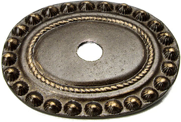 Classic/Beaded Beaded large oval escutcheon 683-3