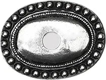 Classic/Beaded Beaded small oval escutcheon 684-9