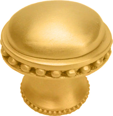 Classic/Beaded Classic large oval knob w/ beaded rim 713B-8