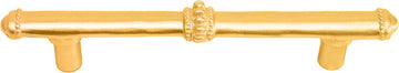 Classic/Beaded Classic 4'' cc pull w/ beaded treatment on center and ends 719-8