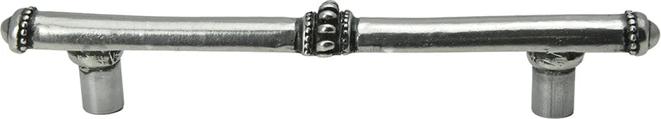 Classic/Beaded Classic 4'' cc pull with beaded treatment on center and ends 719