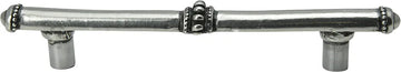 Classic/Beaded Classic 4'' cc pull with beaded treatment on center and ends 719