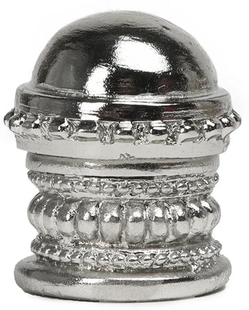 Classic/Beaded Classic medium round knob w/ beaded rim and beaded treatment on bottom 729-24