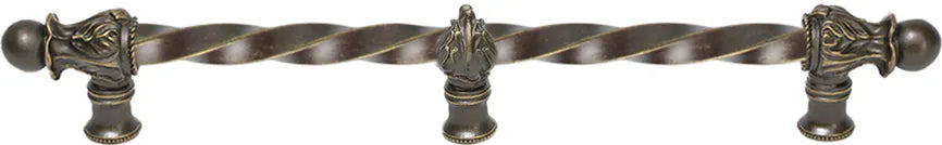 Acanthus 12'' cc with 3/8'' twist bar Romanesque style with center brace 782-3