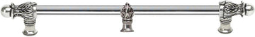 Acanthus 22'' cc with 1/2'' round smooth bar Romanesque style with center brace 784S-9