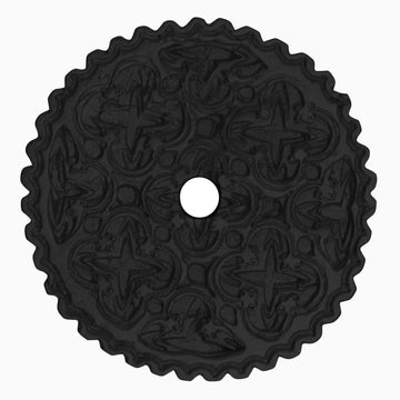 Americana round tularosa escutcheon in finish Jet 8005-2