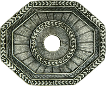 Americana laurel leaf escutcheon in finish 8007