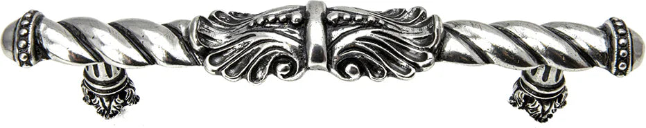 Acanthus 5'' cc large pull Romanesque style in Chalice. 827-9