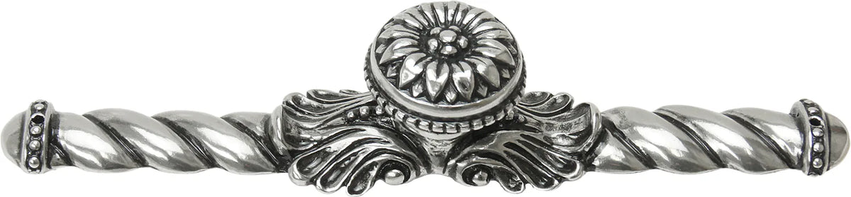Acanthus large knob with flared foot Rosette style with large backplate in Chalice. 830846-9