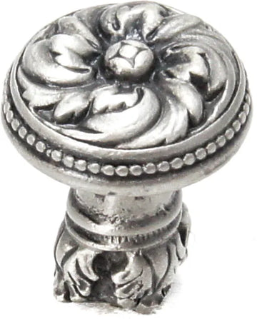 Acanthus & beaded medium knob with column base Rosette style 852