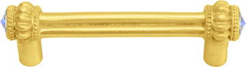 Caché double 3'' cc pull with 2 rivoli Swarovski Aurore Boreale Crystals 861-8AB