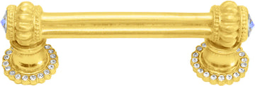 Caché double 3'' cc pull with halos platforms with 40 Swarovski Aurore Boreale Crystals 861H-8AB