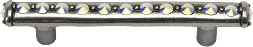 Caché 3'' cc pull with center of Swarovski Aurore Boreale Crystals 870-9AB