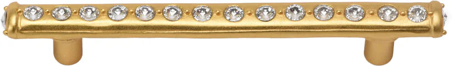 Caché 4'' cc pull with center of Swarovski Clear Crystals 871-8C