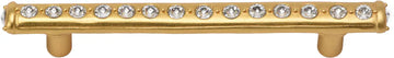 Caché 4'' cc pull with center of Swarovski Clear Crystals 871-8C