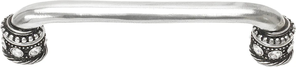 Caché 5'' cc pull with Swarovski Clear Crystals & sleeves in Chalice. 898-9C