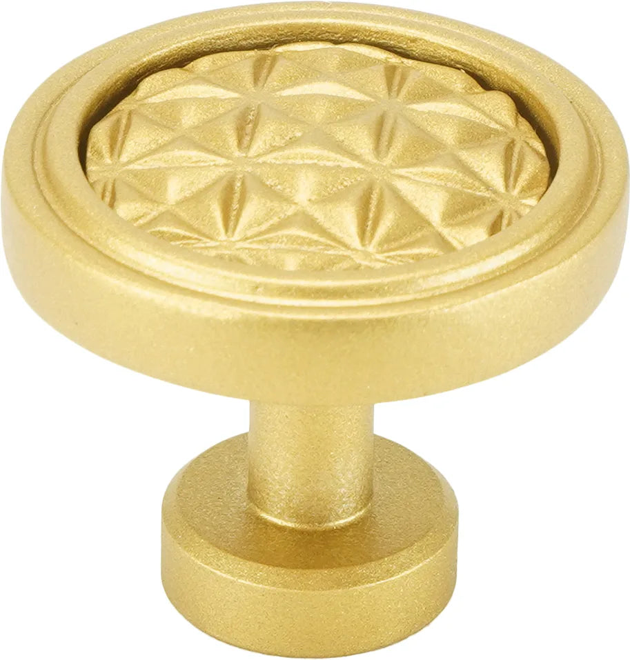 Spectra Origami knob in gold finish 9001G