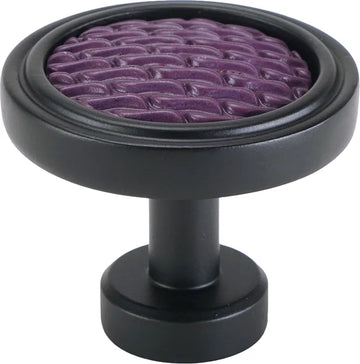 Spectra Waves knob in black and black Cherry finishes 9002BBCY
