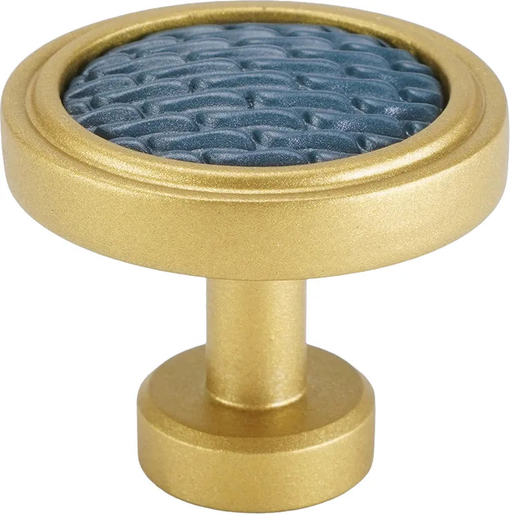 Spectra Waves knob in gold and blue titanium finishes 9002GBT
