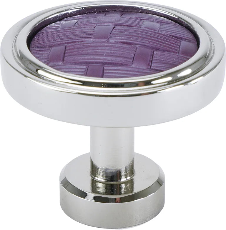 Spectra Weaves knob in chrome and black Cherry finishes 9003CBCY