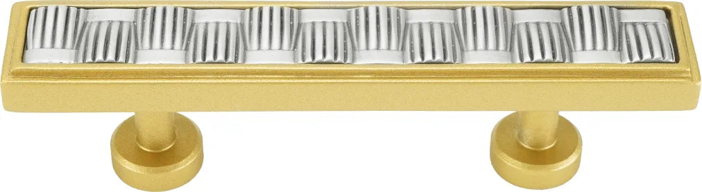 Spectra Weaves 3'' cc pull in finish Gold and Satin 9033GS