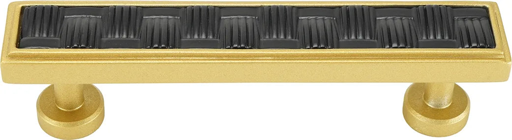 Spectra Weaves 4'' cc pull in finish Gold and Black 9034GB