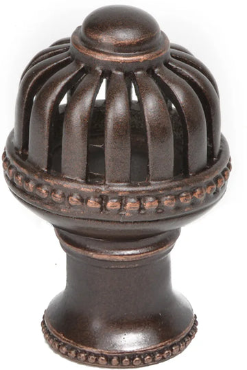 Cricket Cage medium round knob with flared foot 954B-22