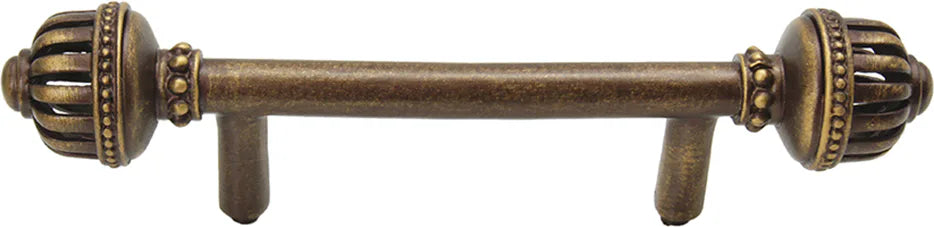 Cricket Cage large 3'' cc pull in Antique Brass. 959-3
