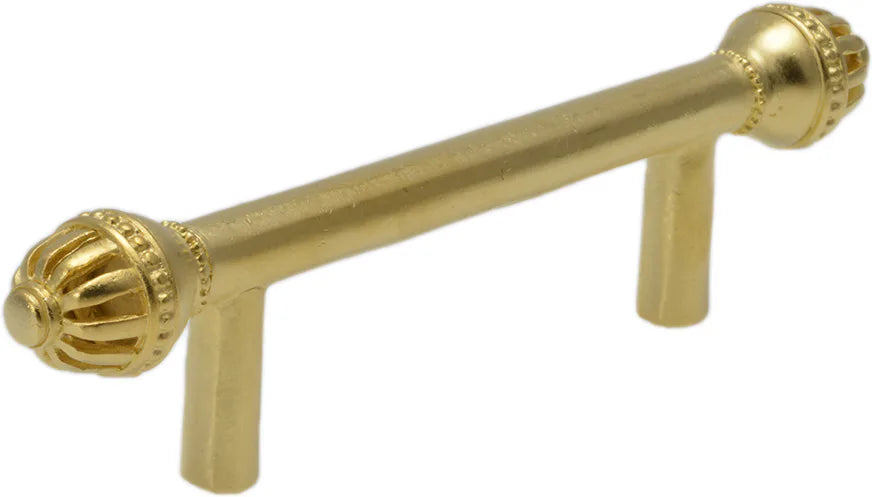 Cricket Cage medium 3'' cc pull in Gilded Mercury. 962-8