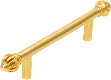 Cricket Cage small 4'' cc pull in Gilded Mercury. 984-8