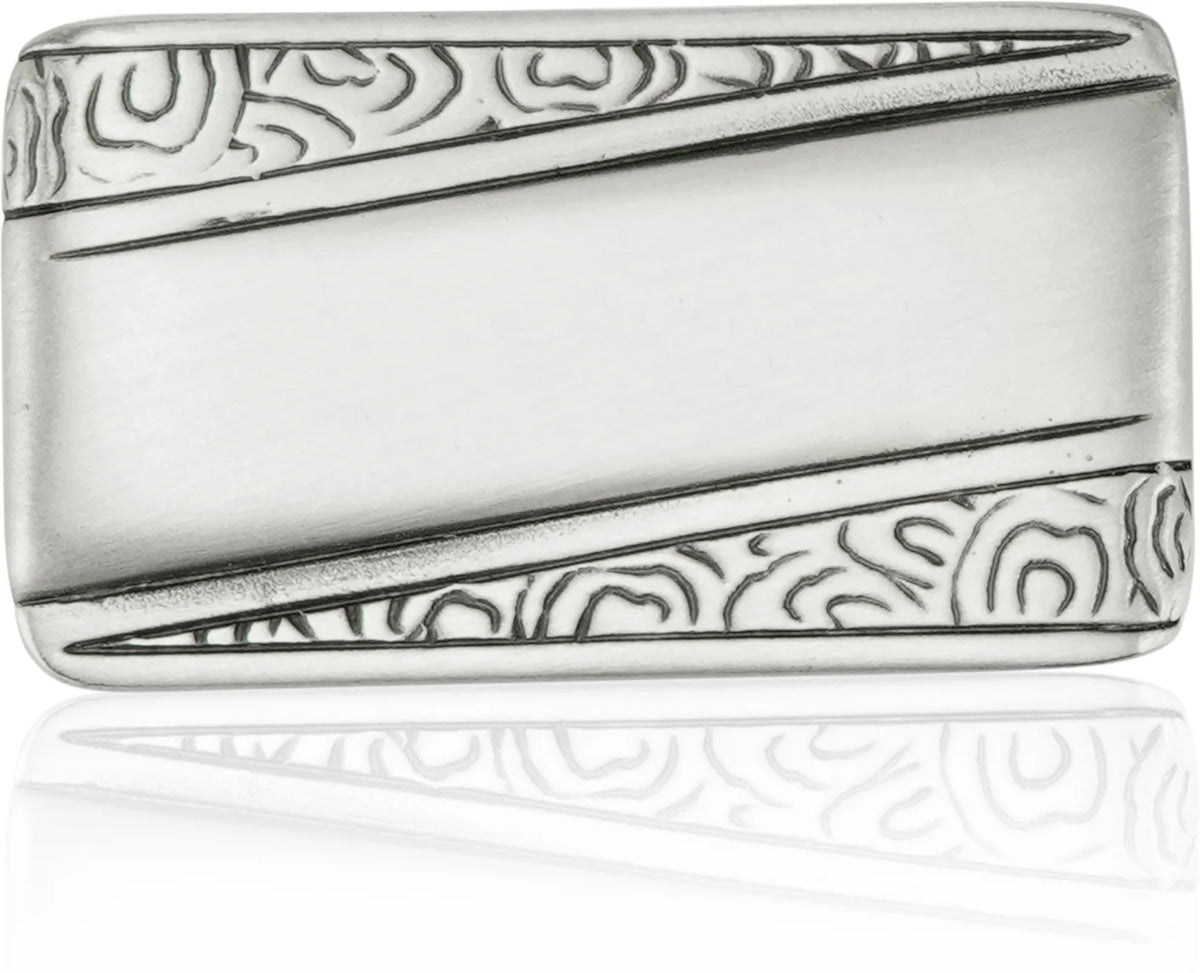 Chester Rectangle Knob, Matte Silver Finish 10503MS