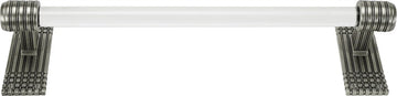 Wilton 24'' Large Towel Bar, Acrylic Handle, Antique Nickel Finish 2100/24/AN