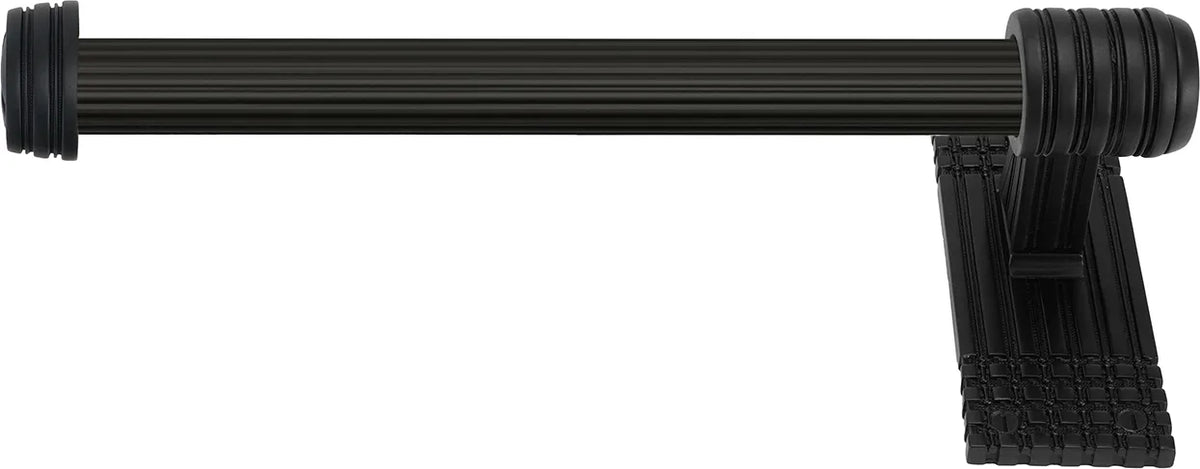 Wilton 8'' Hand Towel Left, Reeded Handle, Matte Black Finish 2111R/MB