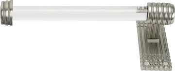 Wilton 8'' Hand Towel Left, Acrylic Handle, Satin Nickel Finish 2111SN
