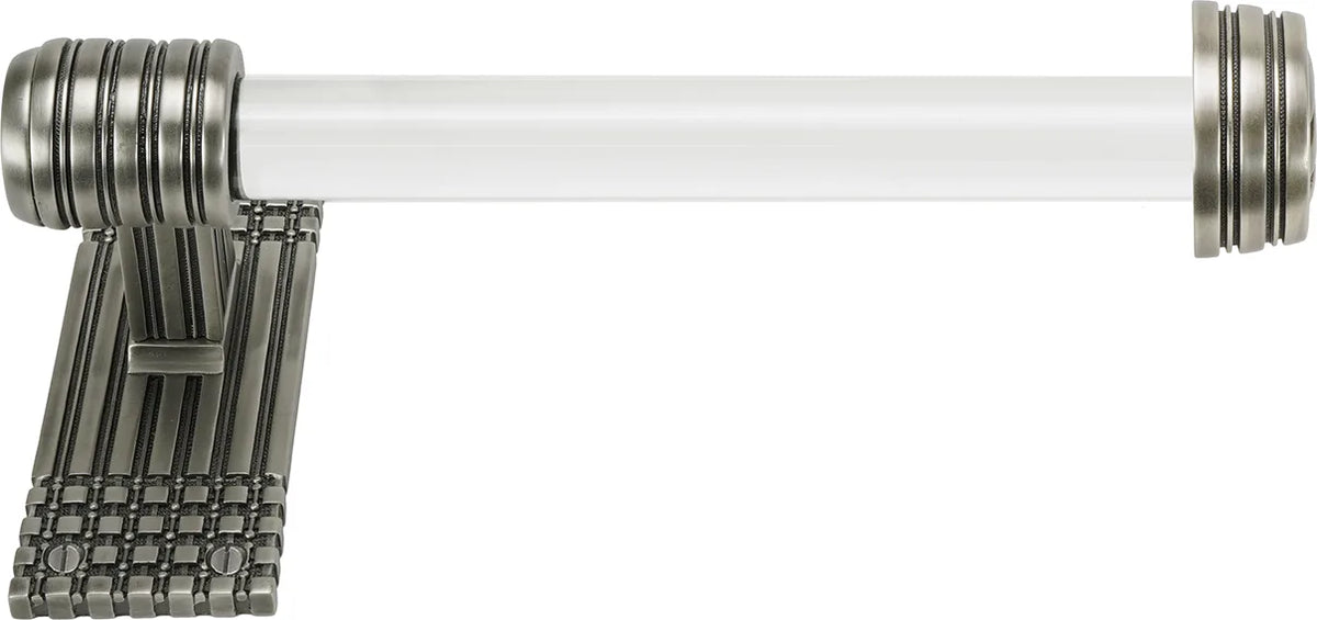 Wilton Tissue Bar Right, Acrylic Handle, Antique Nickel Finish 2116AN