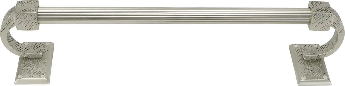 Sutton 24'' Towel Bar, Reeded Handle, Satin Nickel Finish 2200R/24/SN