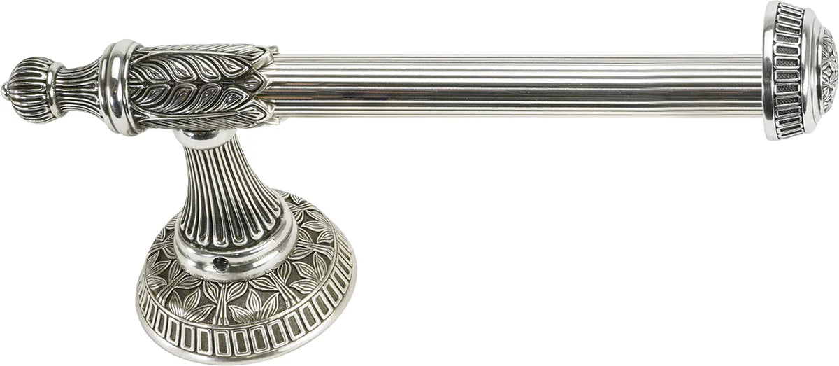 Hampton Tissue Bar Right, Burnished Silver Finish 2506/6