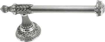 Hampton Crystalized Tissue Bar Right, Decorated With Clear Swarovski Crystals, Burnished Silver Finish 2558/16