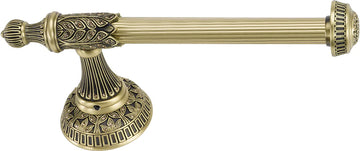 Hampton Crystalized Tissue Bar Right, Decorated With Light Colorado Topaz Swarovski Crystals, Florentine Gold Finish 2558FG