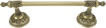 Hampton Crystalized 9'' Hand Towel, Decorated With Light Colorado Topaz Swarovski Crystals, Florentine Gold Finish 2560FG
