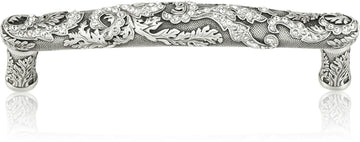 5'' cc Glendale Court Pull, Clear Crystal Matte Silver Finish 7715MS