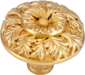 Edgar Berebi Tremont Knob In Satin Gold Plate 7725SG
