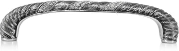 5'' cc Waldorf Pull, Clear Crystal Burnish Silver Finish 7730/16